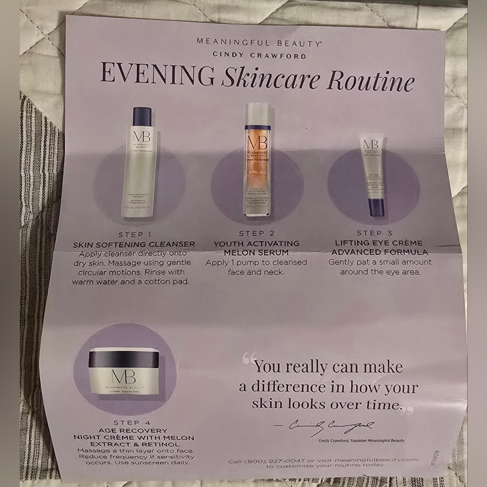 Meaningful Beauty Evening Skincare Routine Set